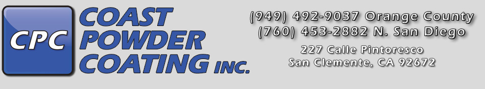 Coast Powder Coating -  San Clemente, California